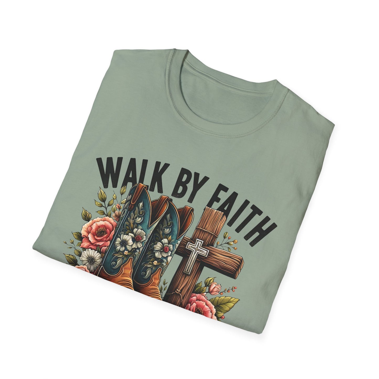 Walk By Faith Even When You Cannot See Softstyle T-Shirt