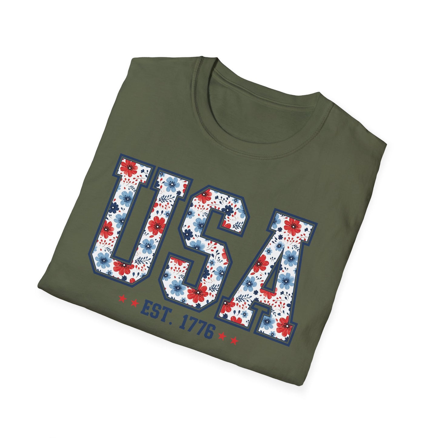 USA EST 1776 Softstyle T-Shirt