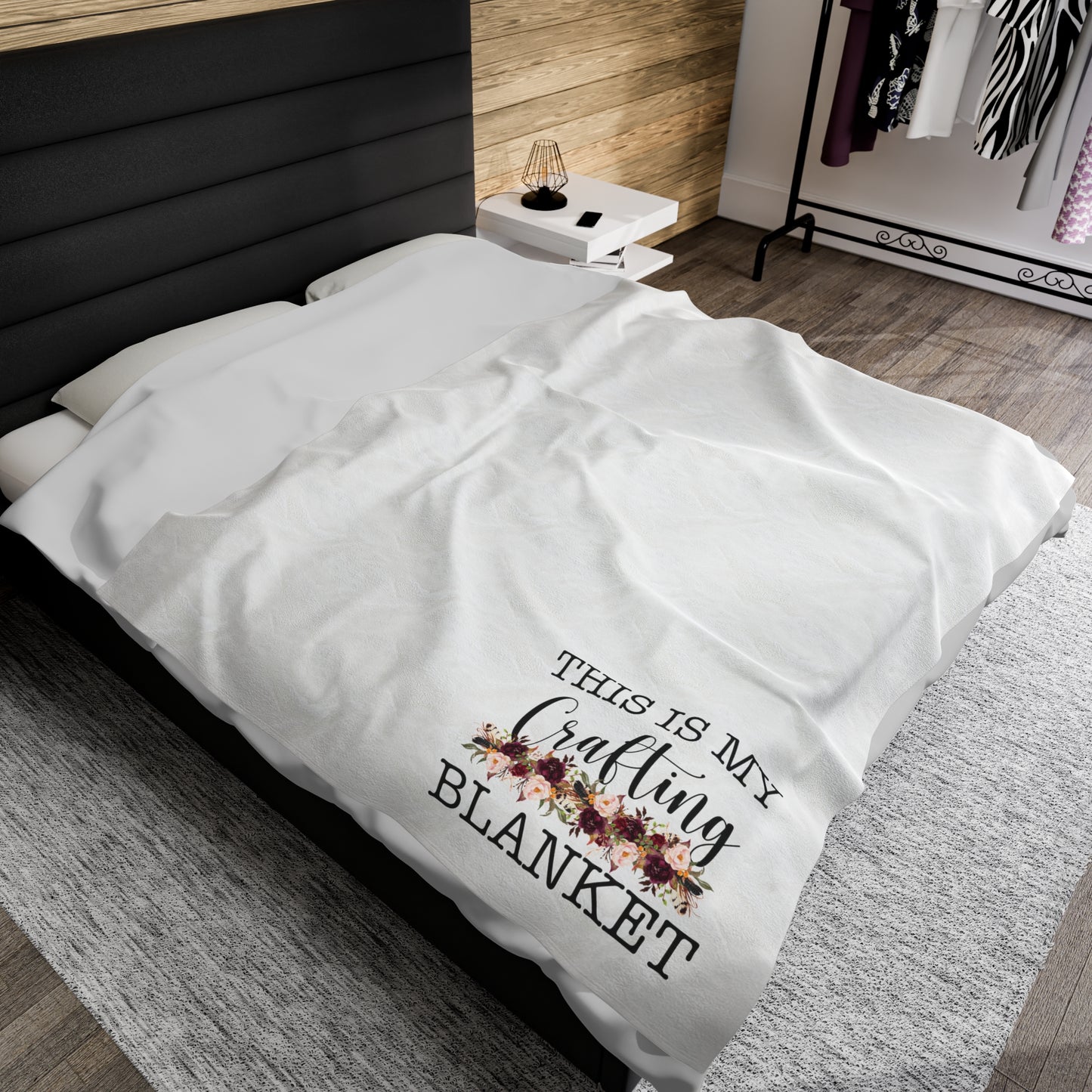 Crafting Blanket Velveteen Plush Blanket