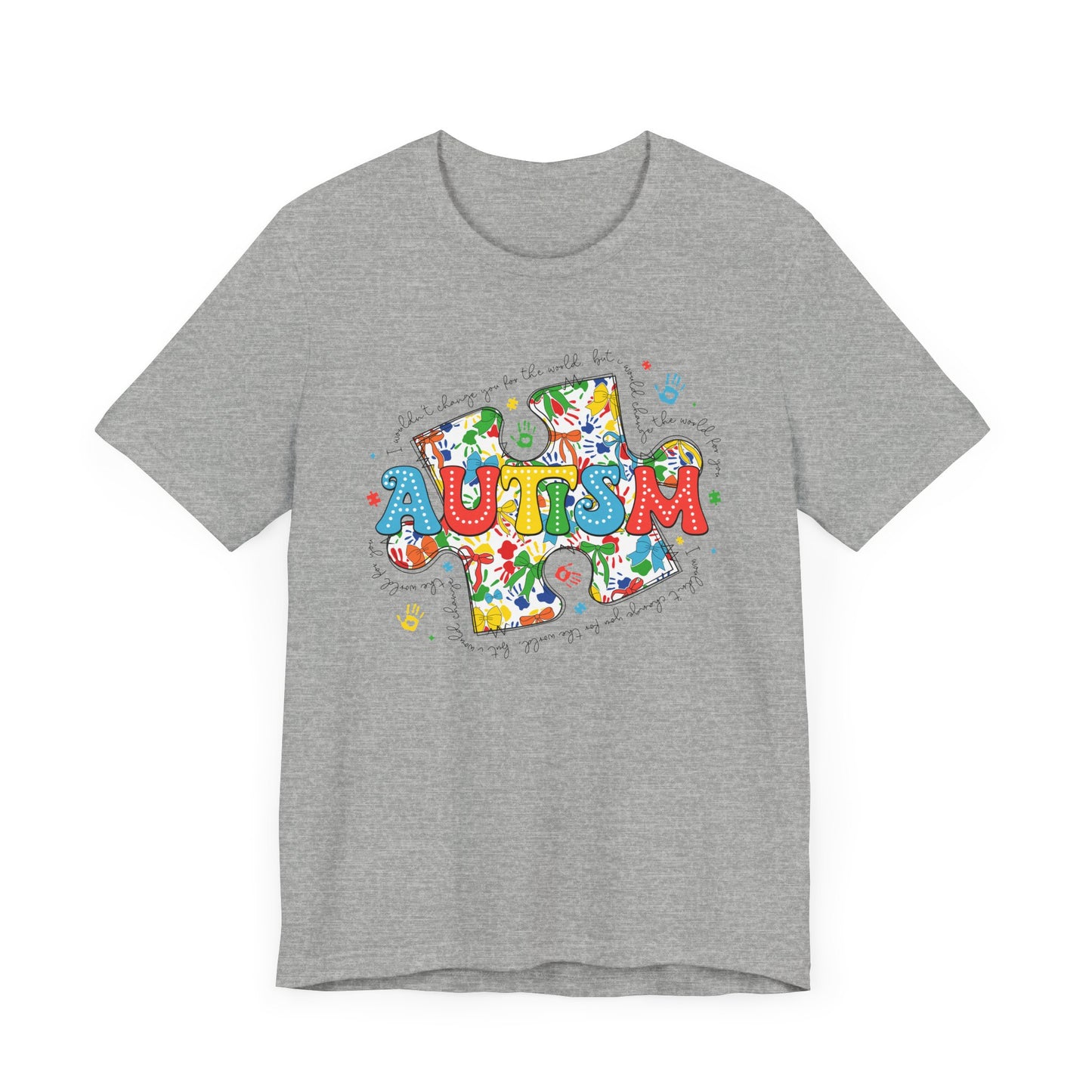 Autism Puzzle Jersey Short Sleeve Tee