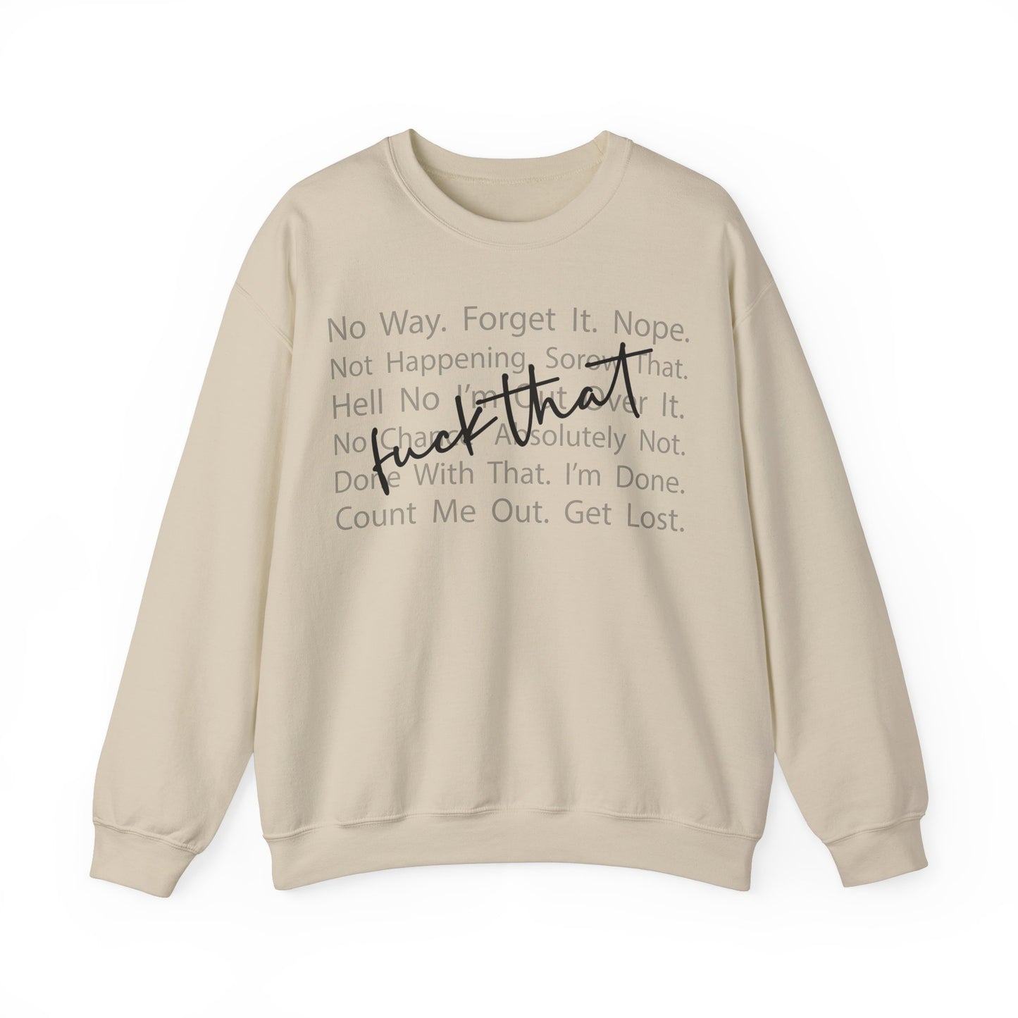 F That Heavy Blend™ Crewneck Sweatshirt
