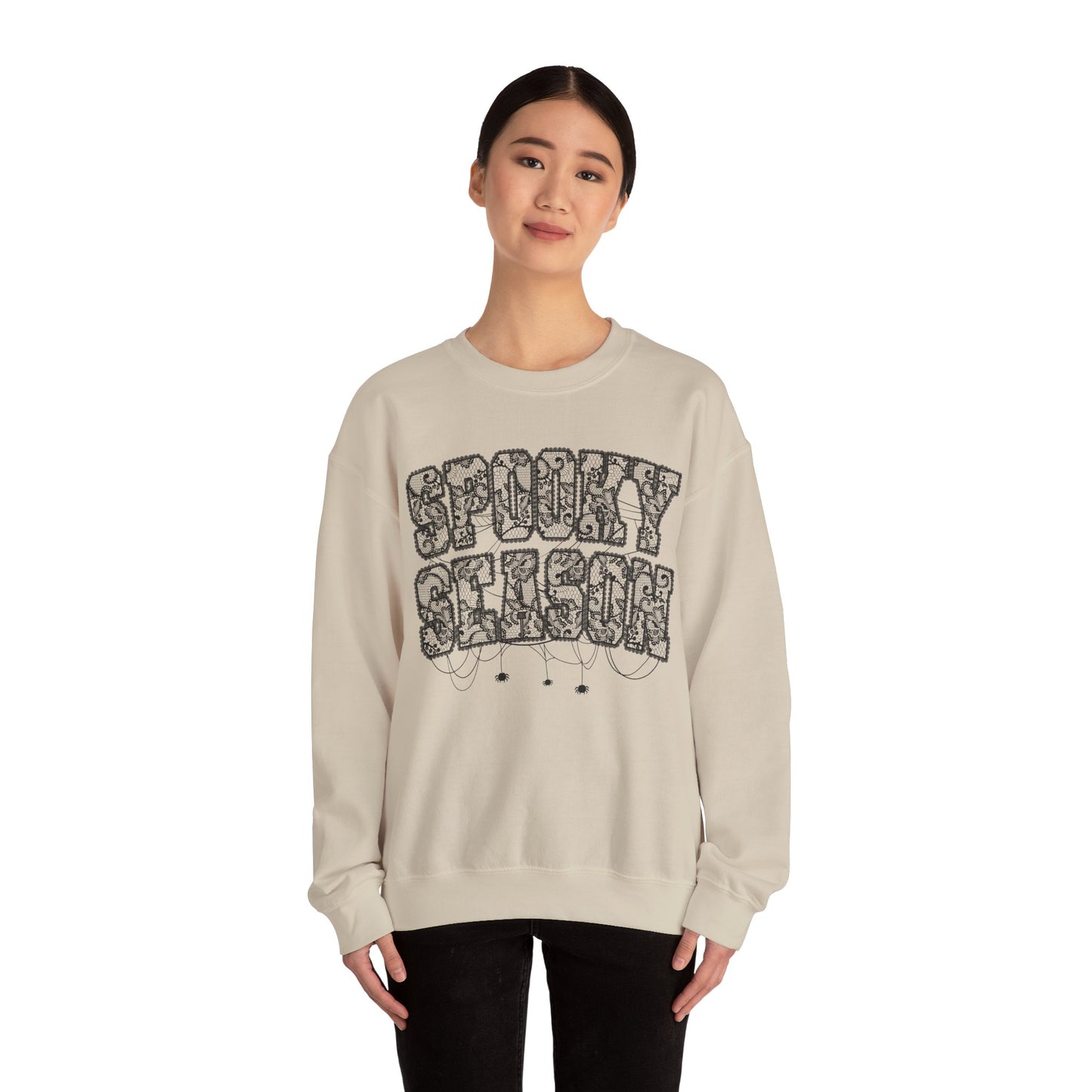 Lace Spooky Season Heavy Blend™ Crewneck Sweatshirt