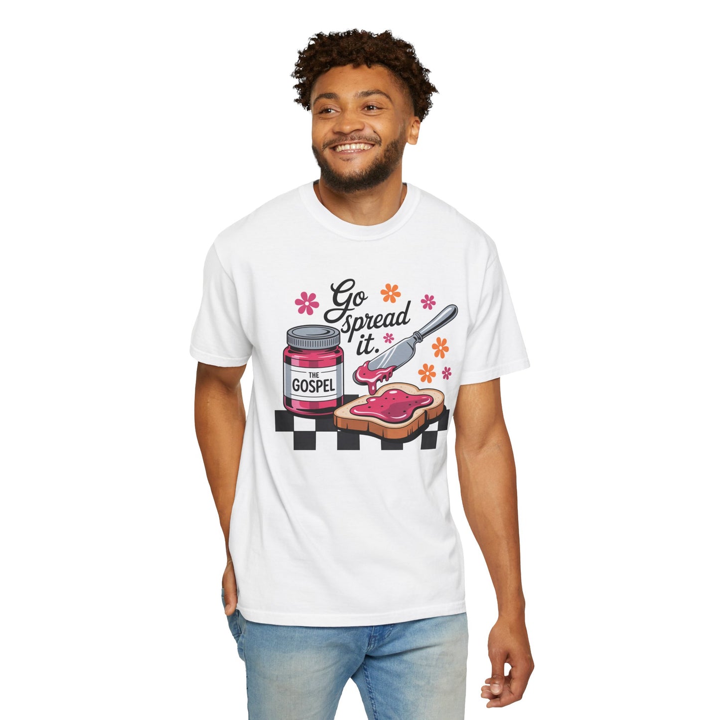 Go Spread It Garment-Dyed T-shirt