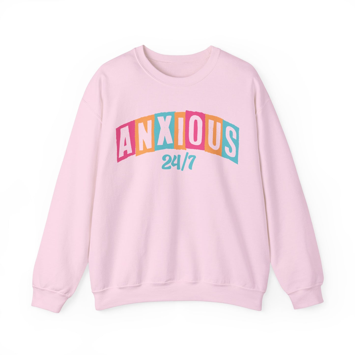 Anxious 24/7 Heavy Blend™ Crewneck Sweatshirt