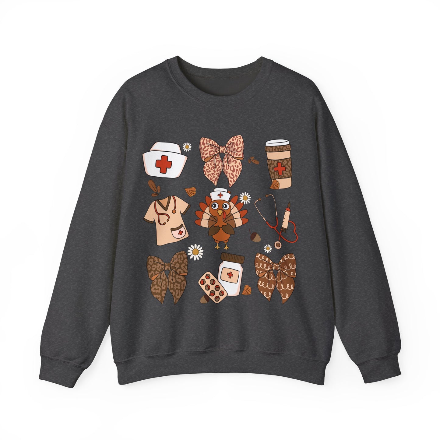 Nurse Turkey Heavy Blend™ Crewneck Sweatshirt