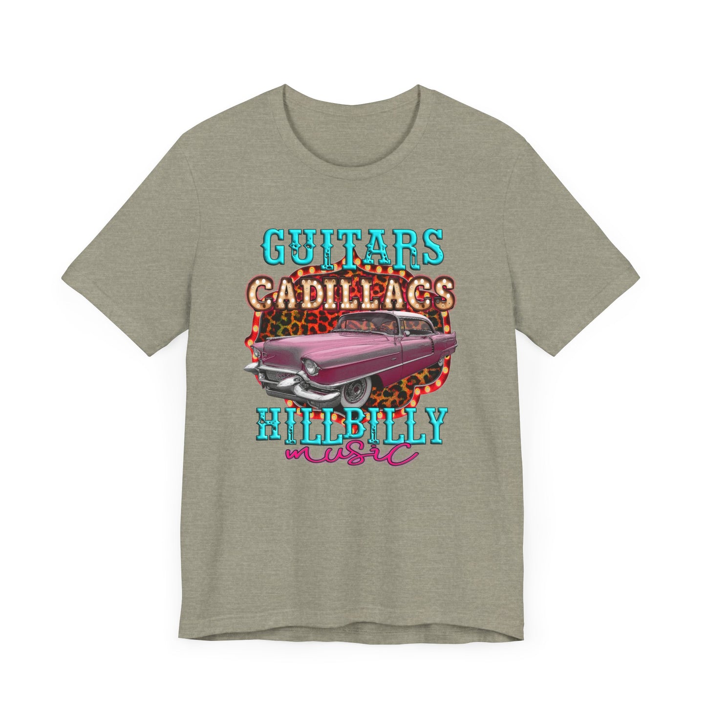 Guitars Cadillacs Hillbilly Music Jersey Short Sleeve Tee