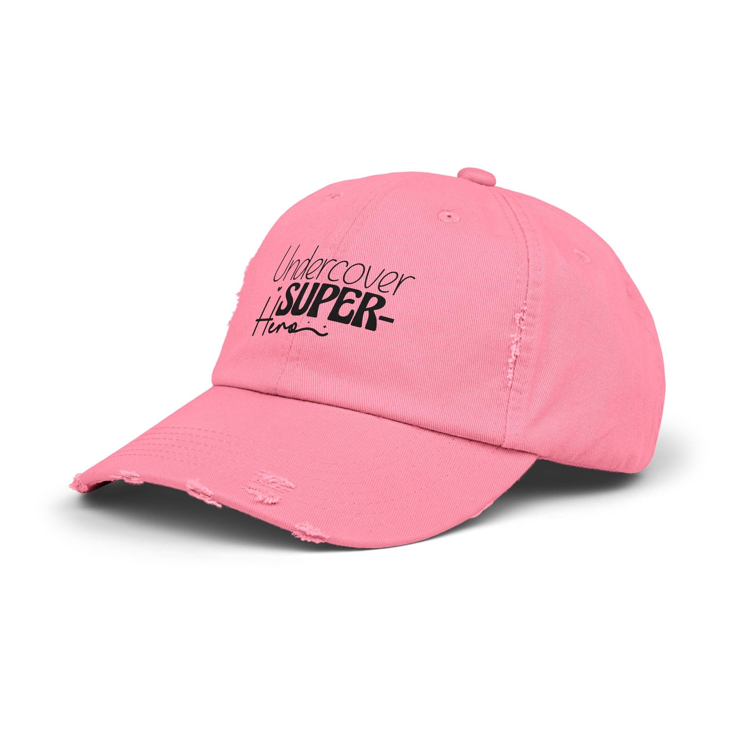Undercover Super Hero Distressed Cap