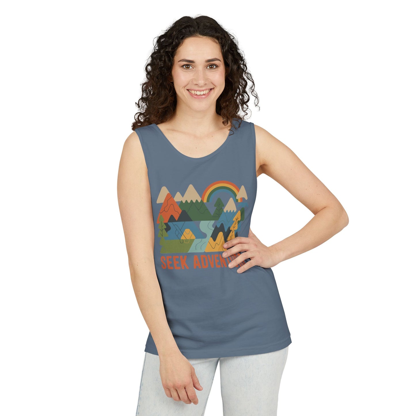 Seek Adventure Garment-Dyed Tank Top