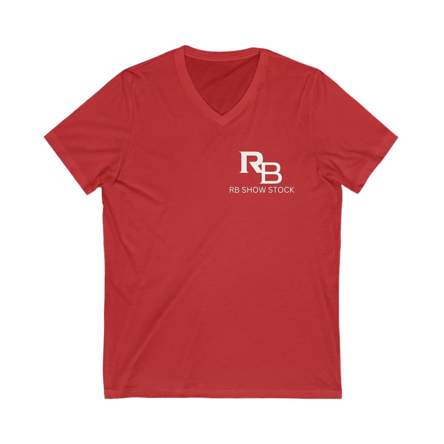 RB White CYOT Jersey Short Sleeve V-Neck Tee