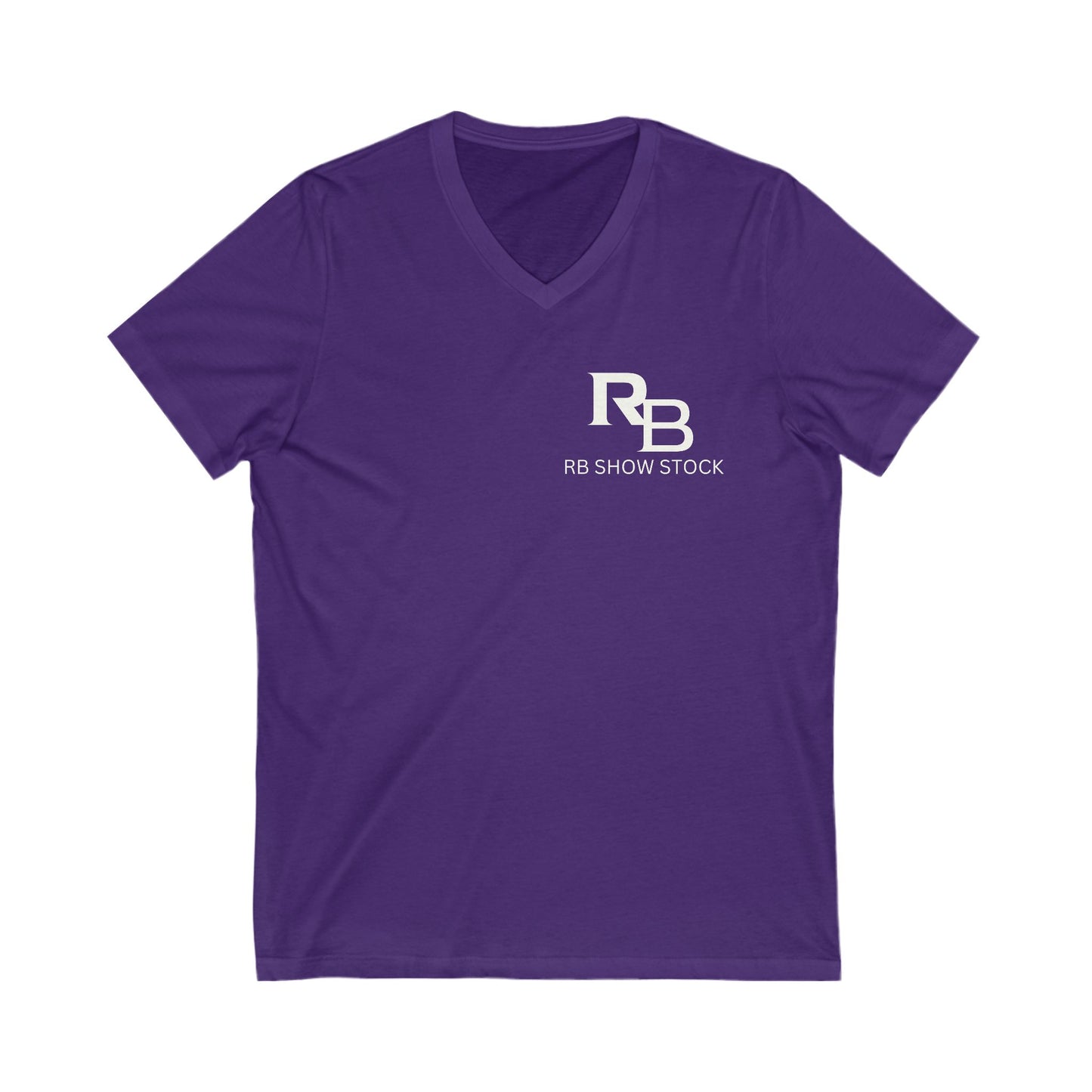 RB White CYOT Jersey Short Sleeve V-Neck Tee