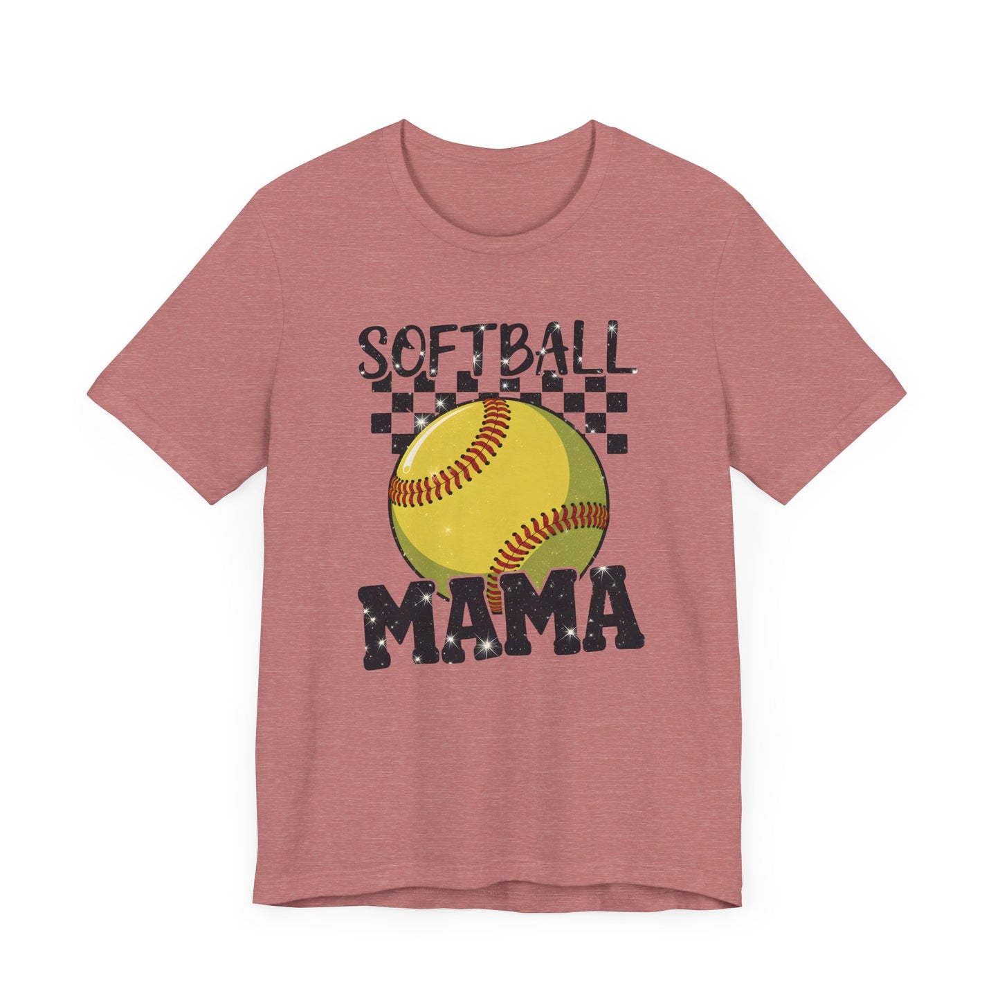 Softball Mama Jersey Short Sleeve Tee