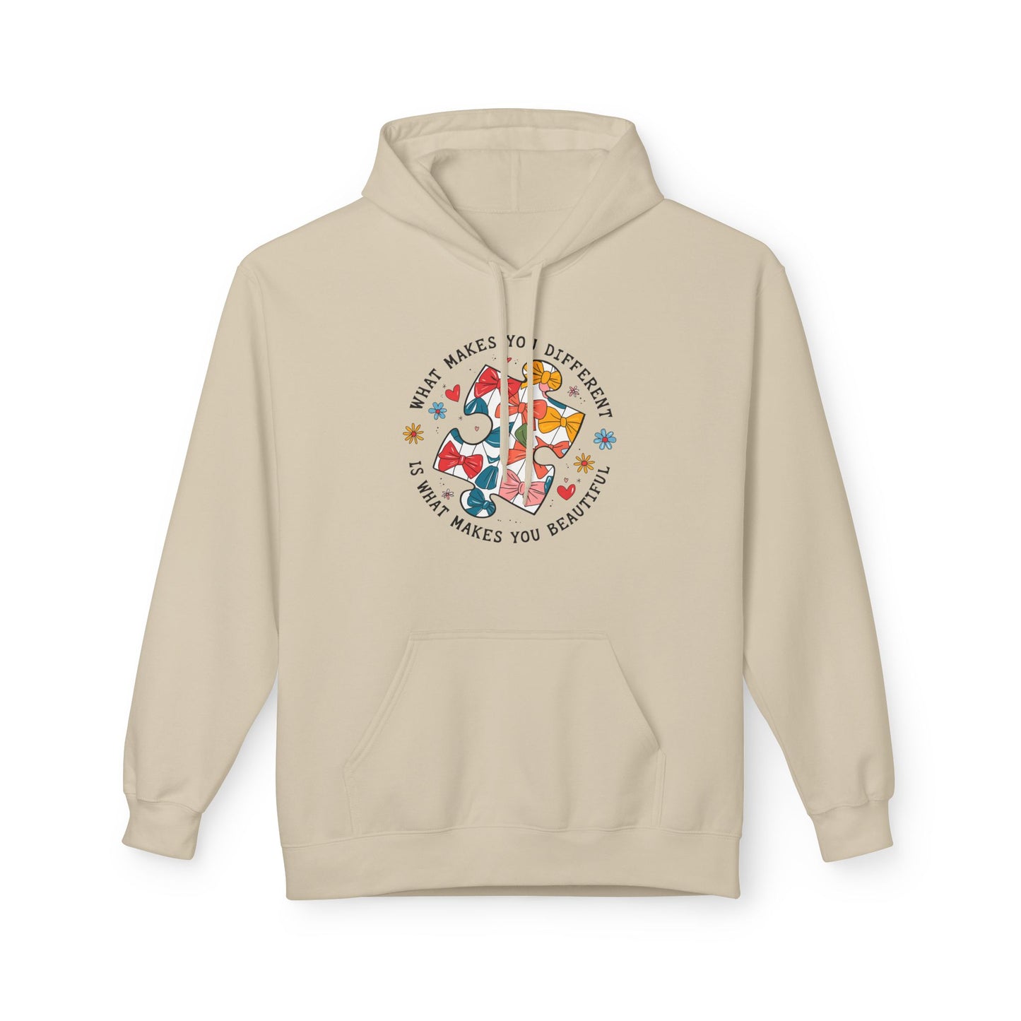 Retro Autism Coquette Midweight Softstyle Fleece Hoodie