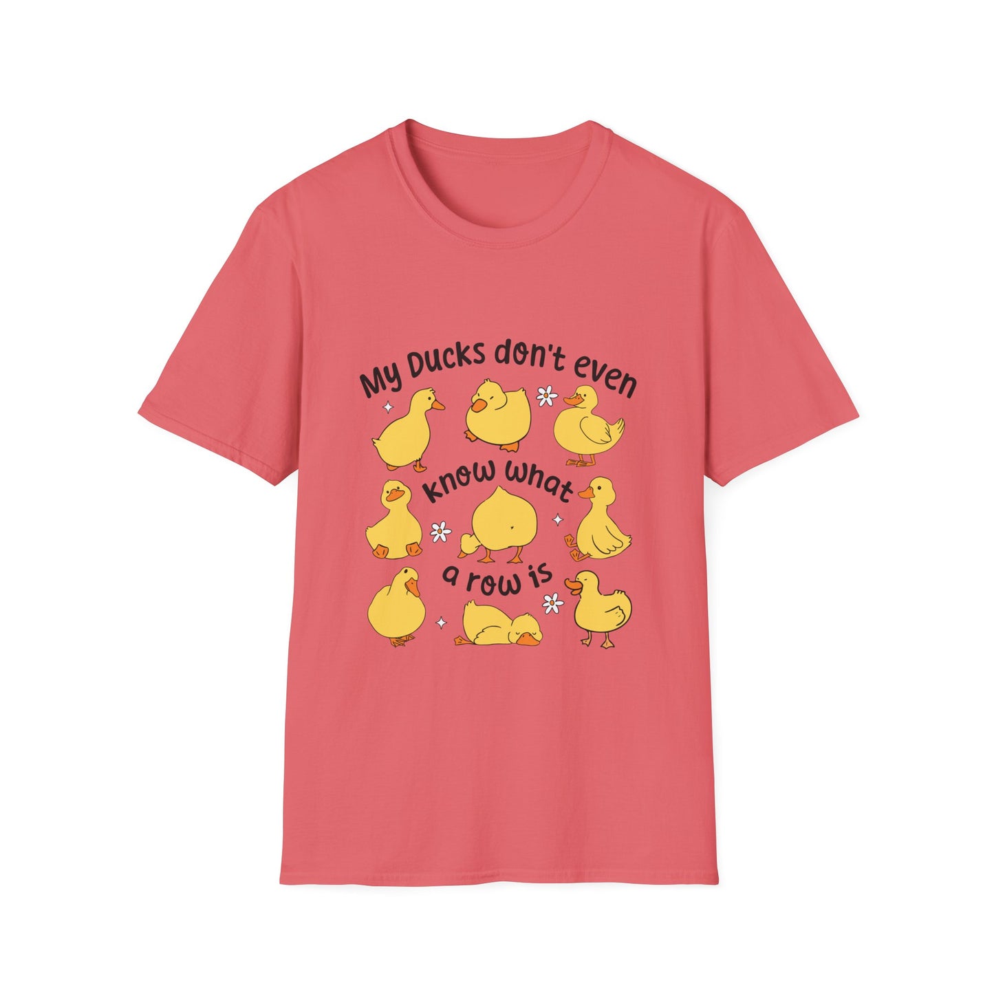 My Ducks Don’t Even Know What A Line Is Softstyle T-Shirt