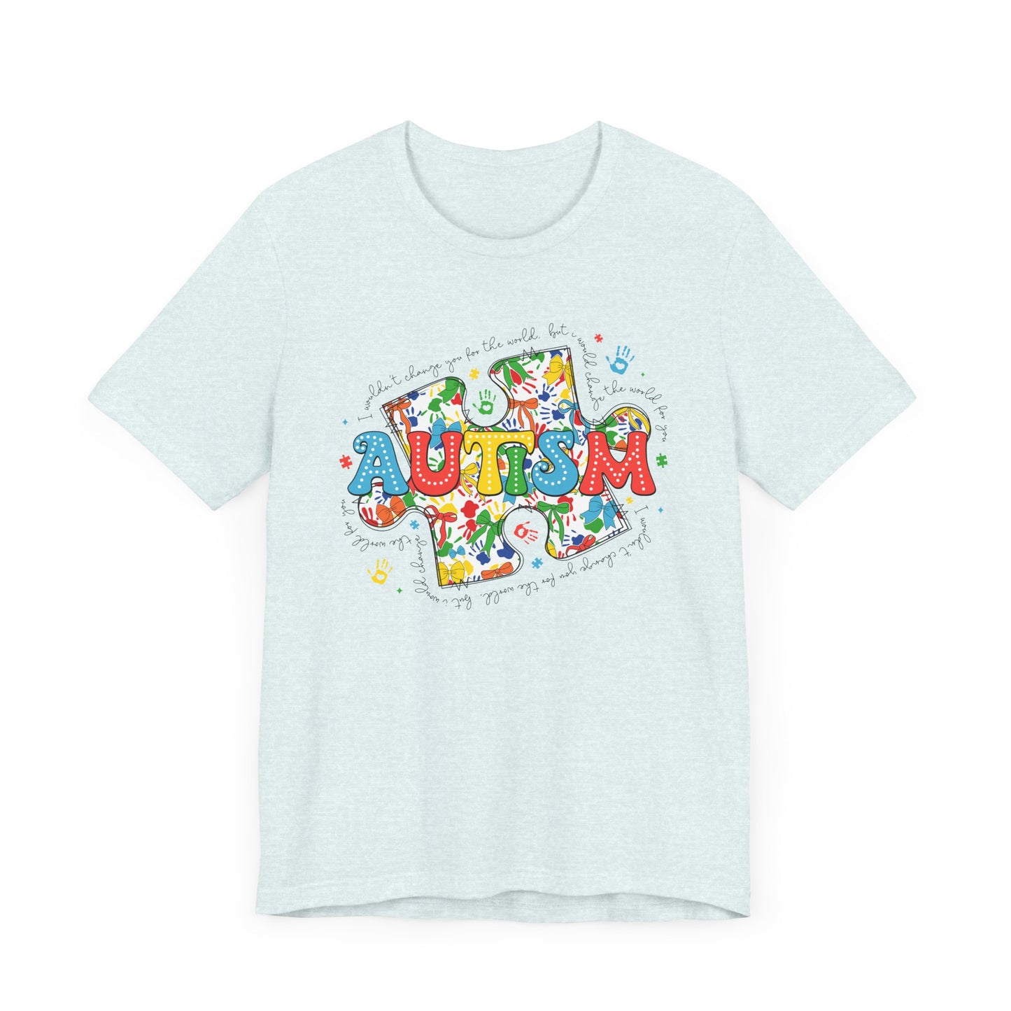Autism Puzzle Jersey Short Sleeve Tee