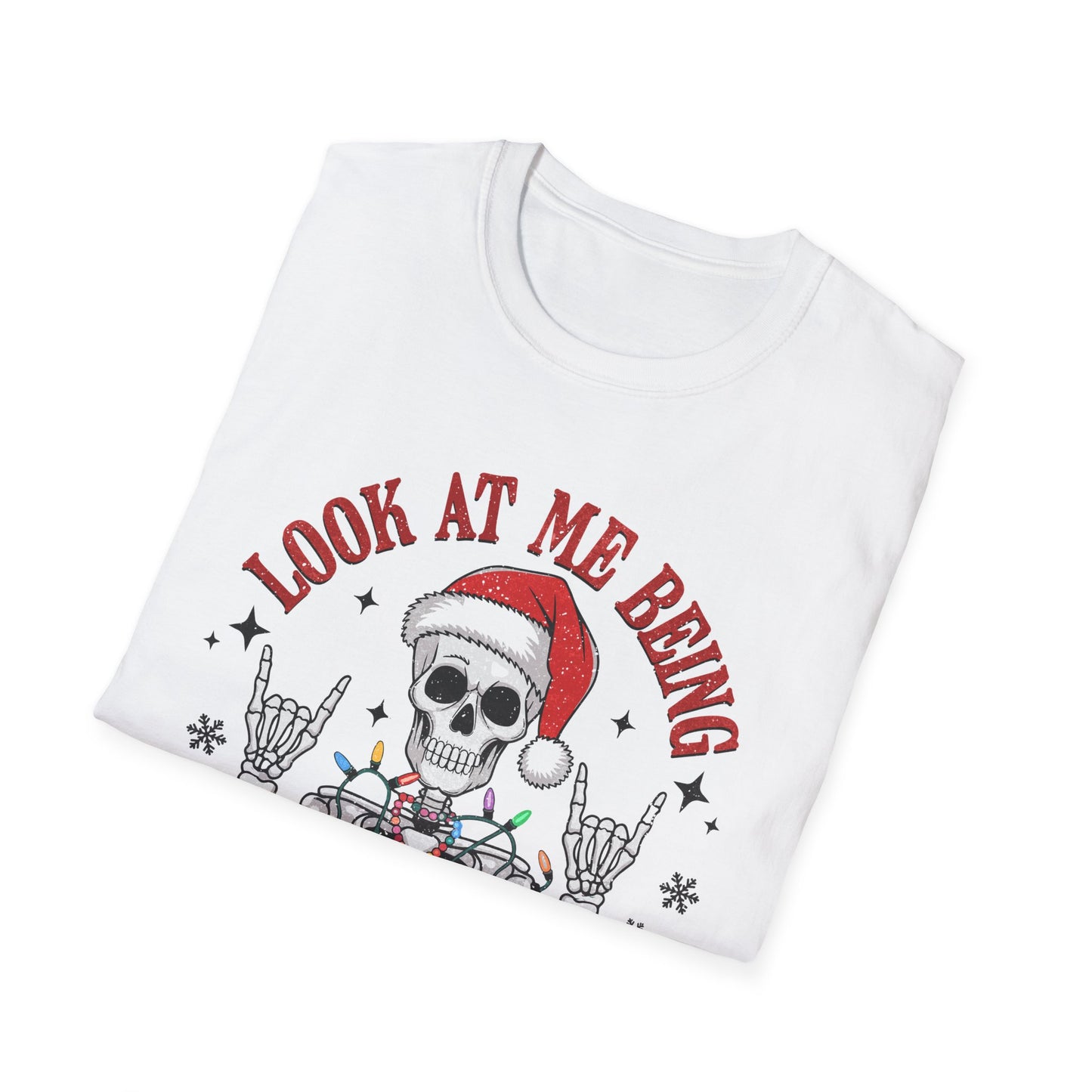 Festive Skellie Softstyle T-Shirt