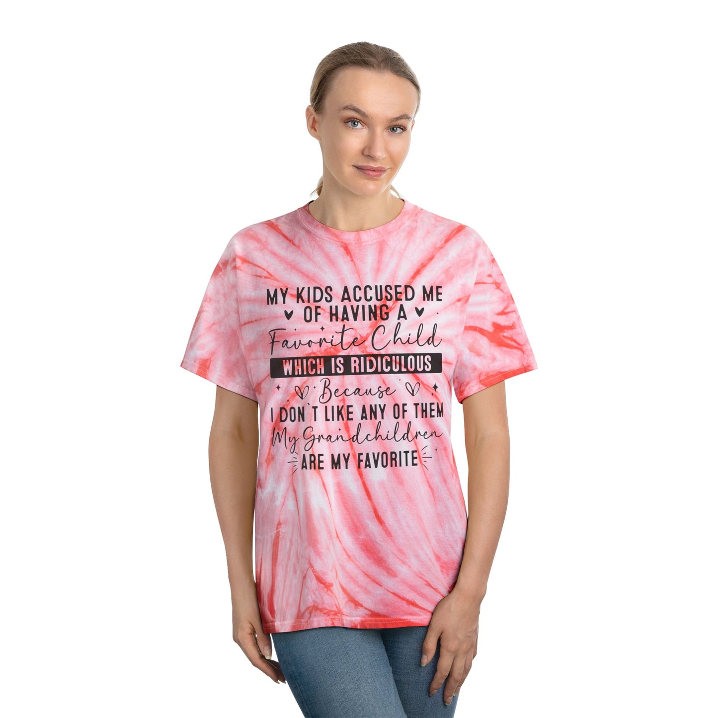 Grandmas Favorite Tie-Dye Tee, Cyclone