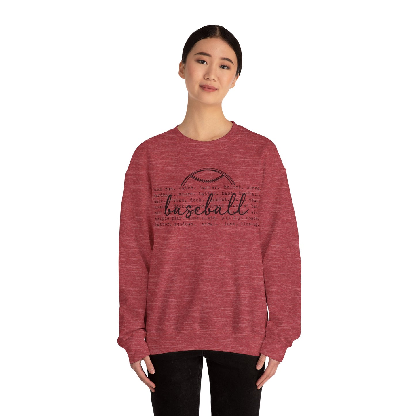Baseball Heavy Blend™ Crewneck Sweatshirt