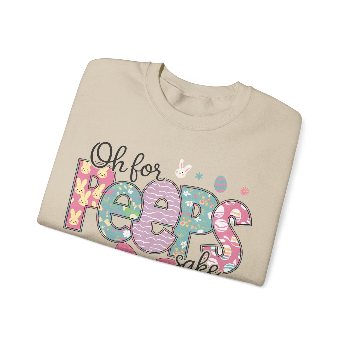 Oh For Peeps Sake Heavy Blend™ Crewneck Sweatshirt