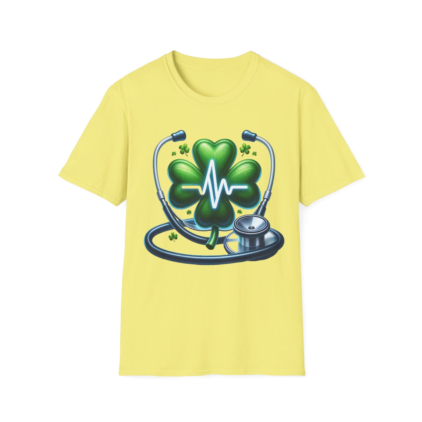 Stethoscope Clover Softstyle T-Shirt