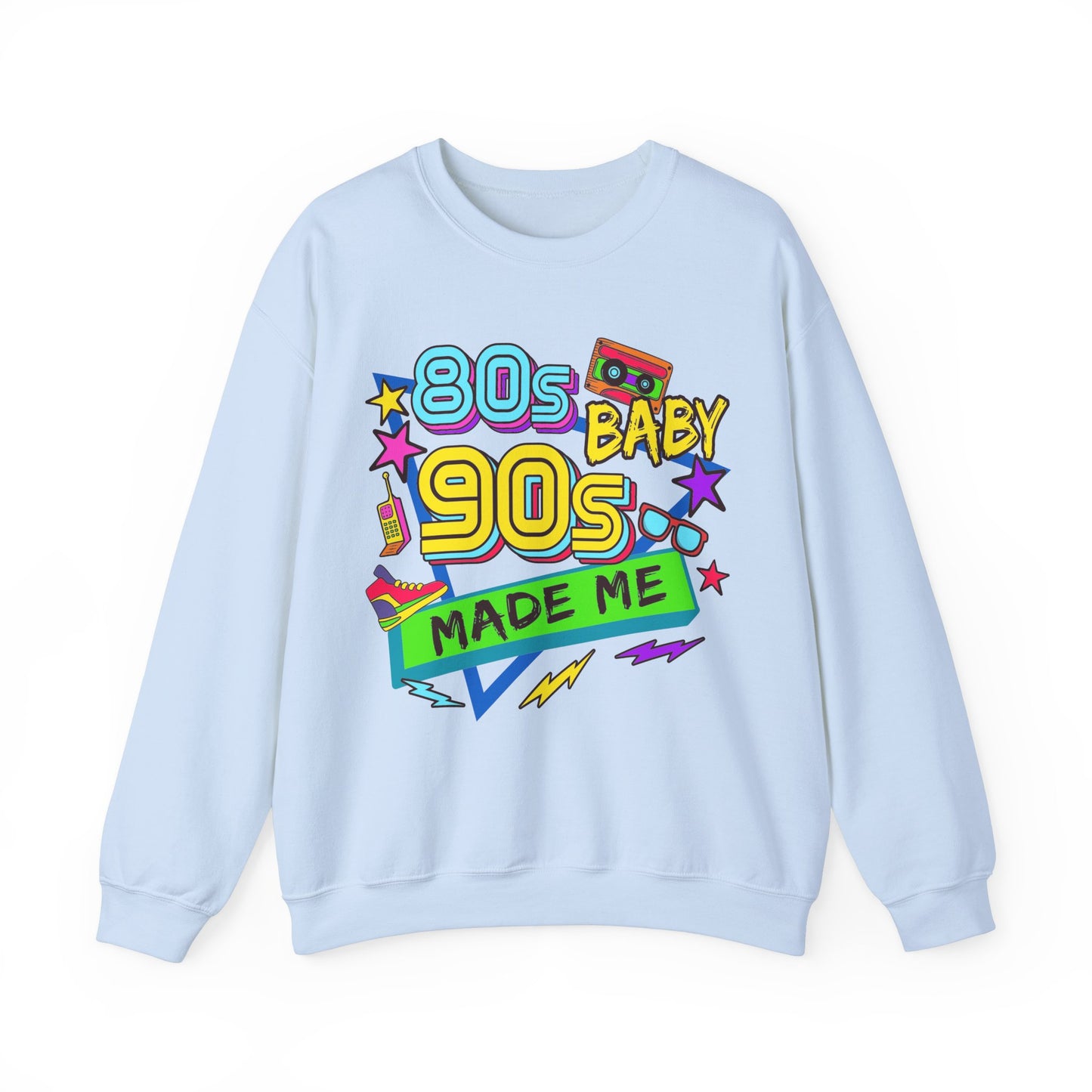 80s Baby 90s Made Me Heavy Blend™ Crewneck Sweatshirt