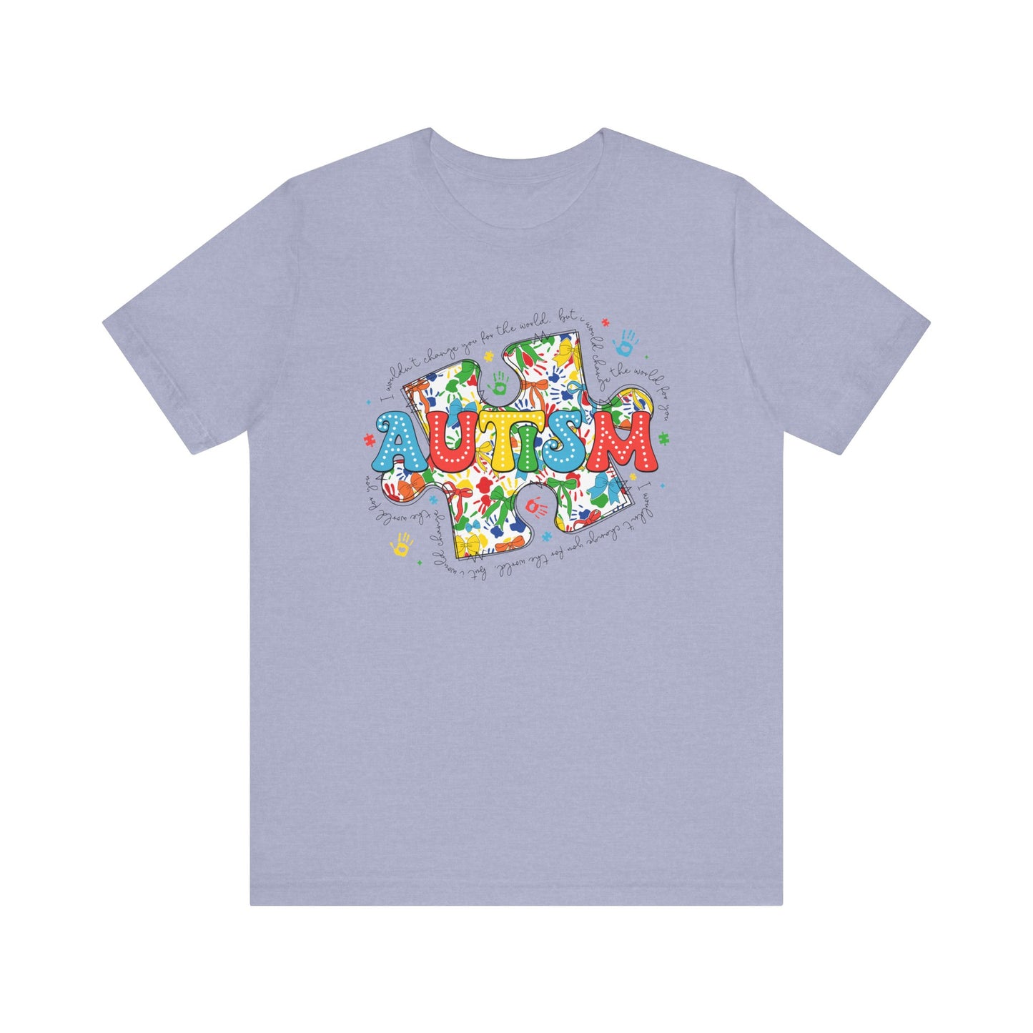 Autism Puzzle Jersey Short Sleeve Tee