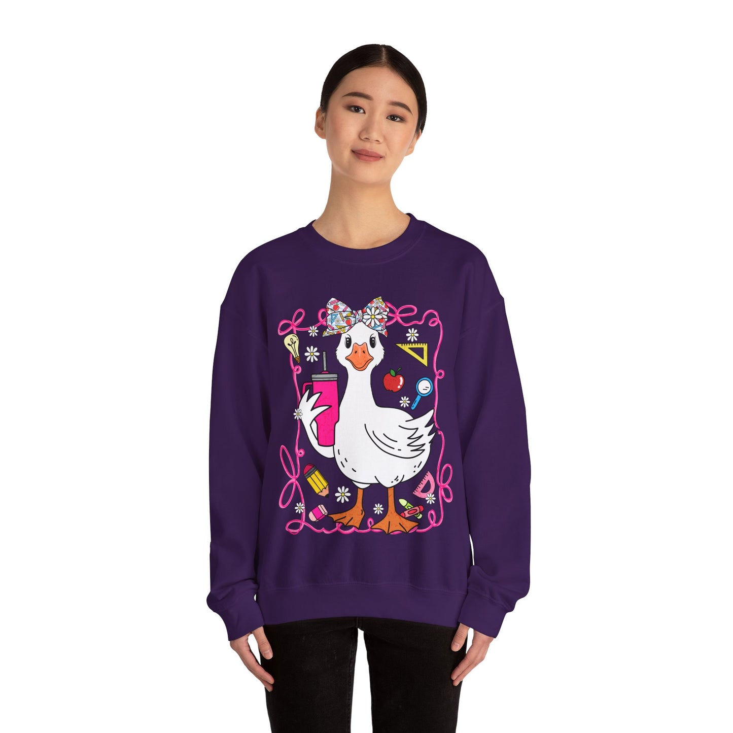 Teacher Goose Heavy Blend™ Crewneck Sweatshirt