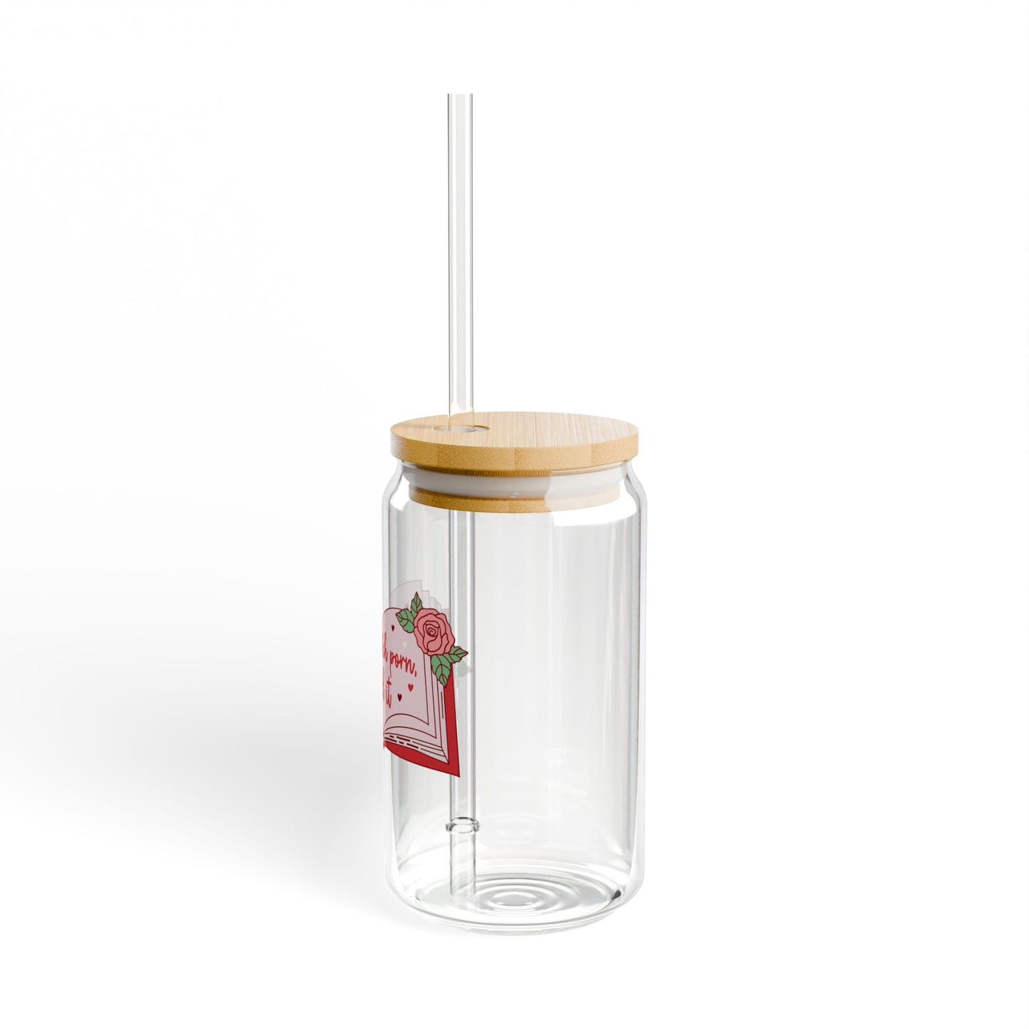 I Don’t Watch I Read Sipper Glass, 16oz