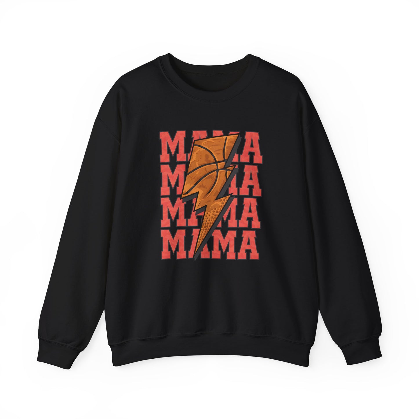 Stacked Basketball Mama Heavy Blend™ Crewneck Sweatshirt