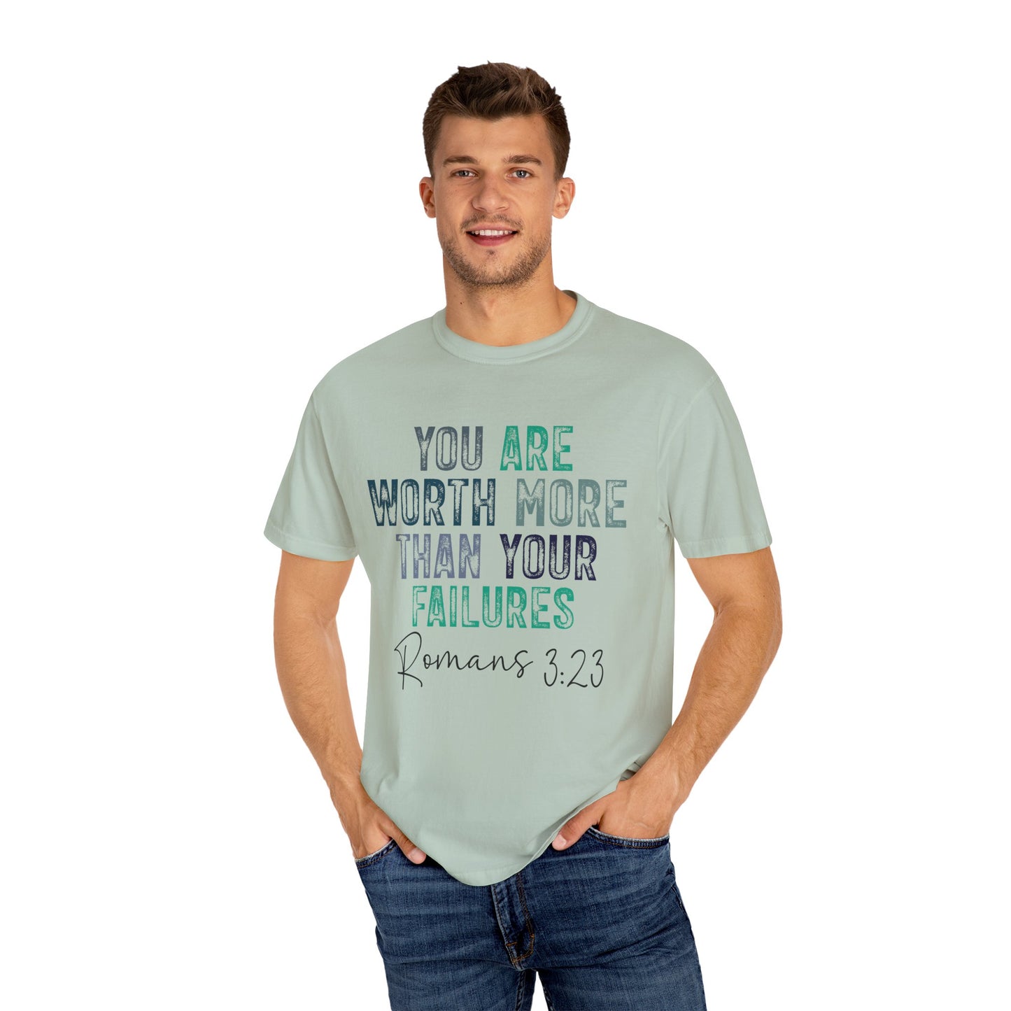 Know Your Worth Garment-Dyed T-shirt