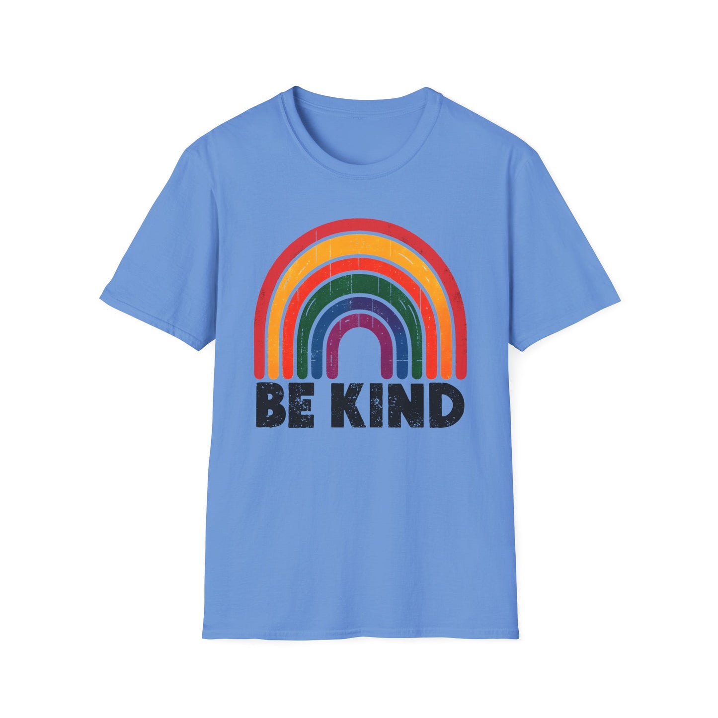 Be Kind Rainbow Softstyle T-Shirt