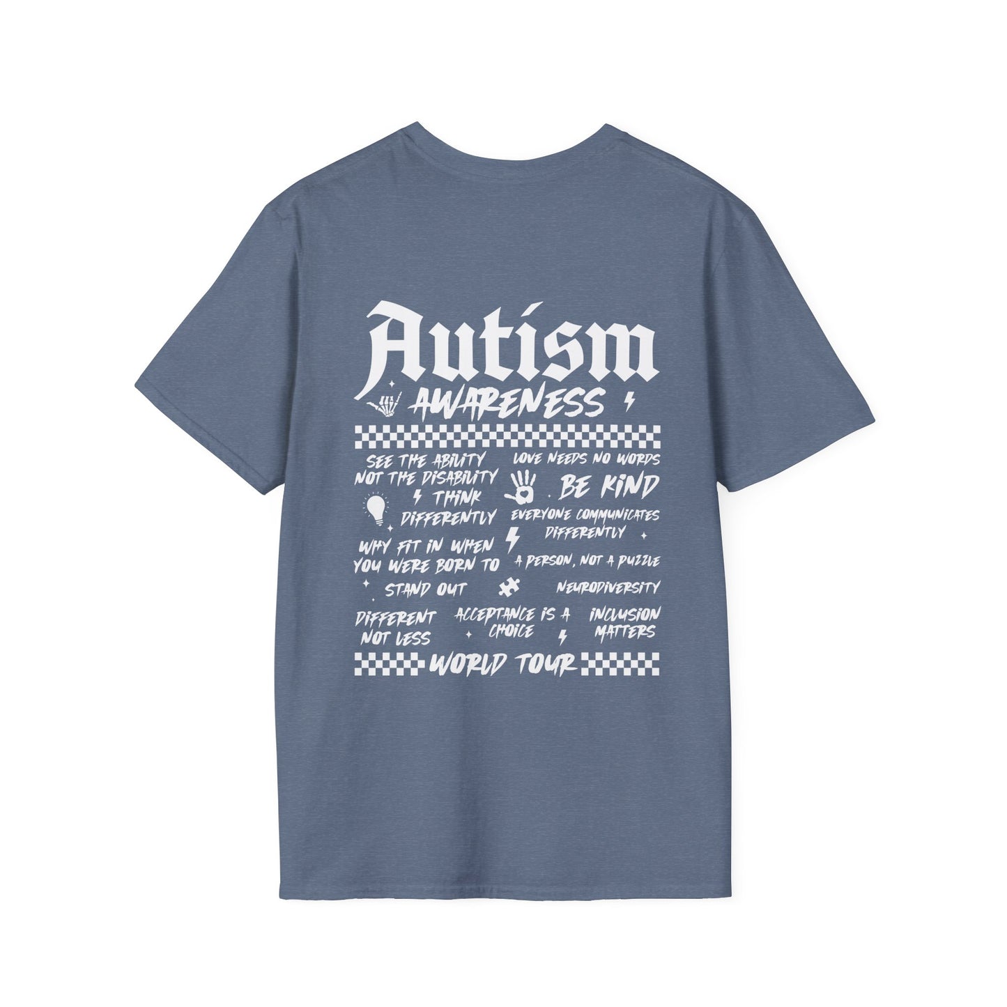 Autism World Tour F/B Softstyle T-Shirt
