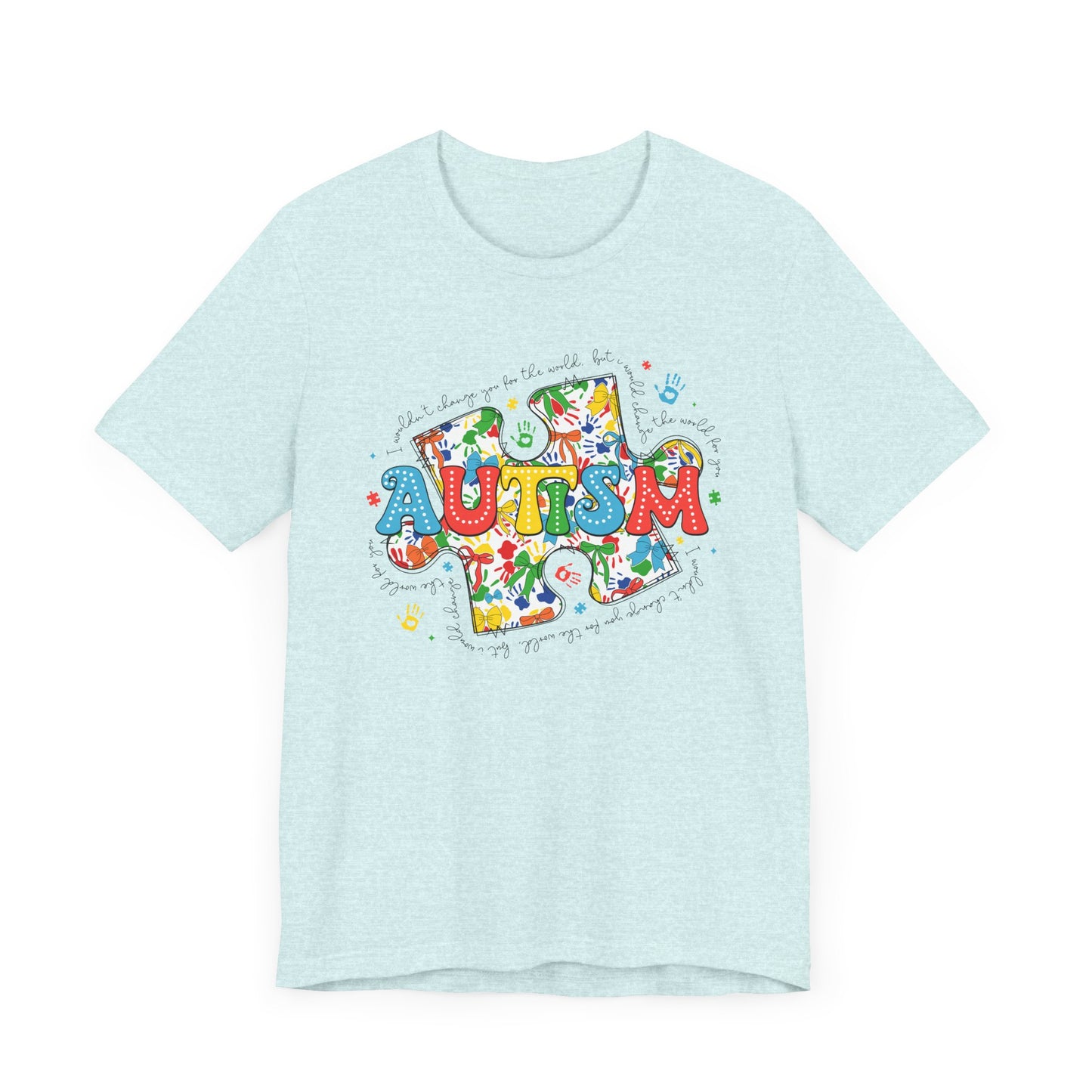 Autism Puzzle Jersey Short Sleeve Tee