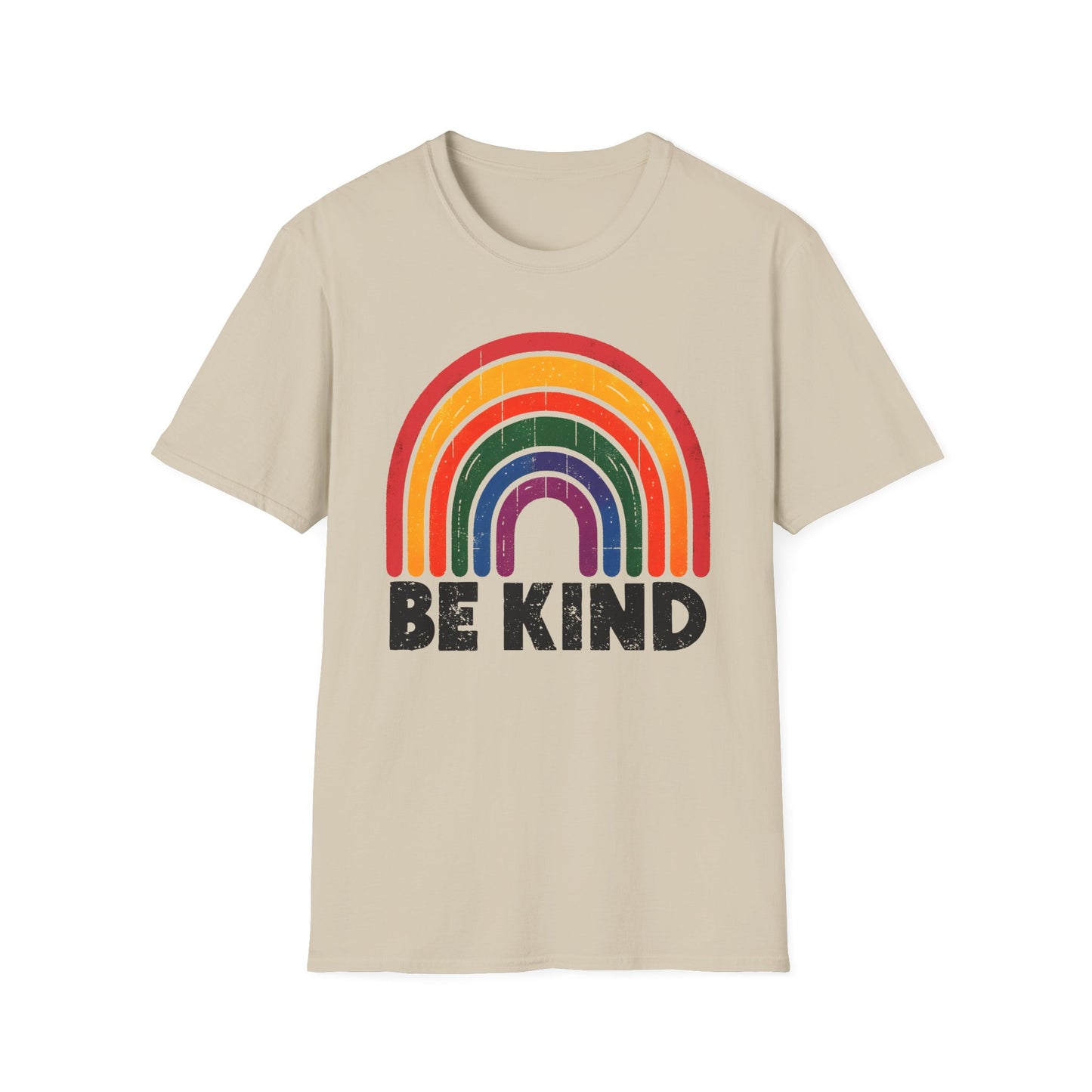 Be Kind Rainbow Softstyle T-Shirt