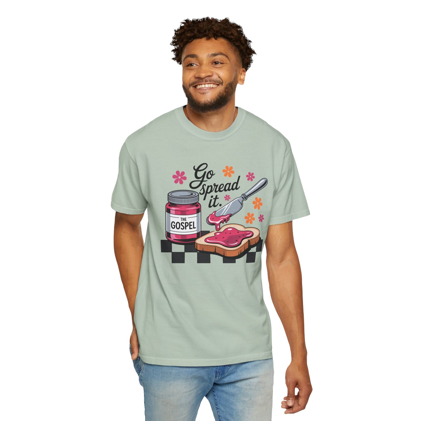 Go Spread It Garment-Dyed T-shirt