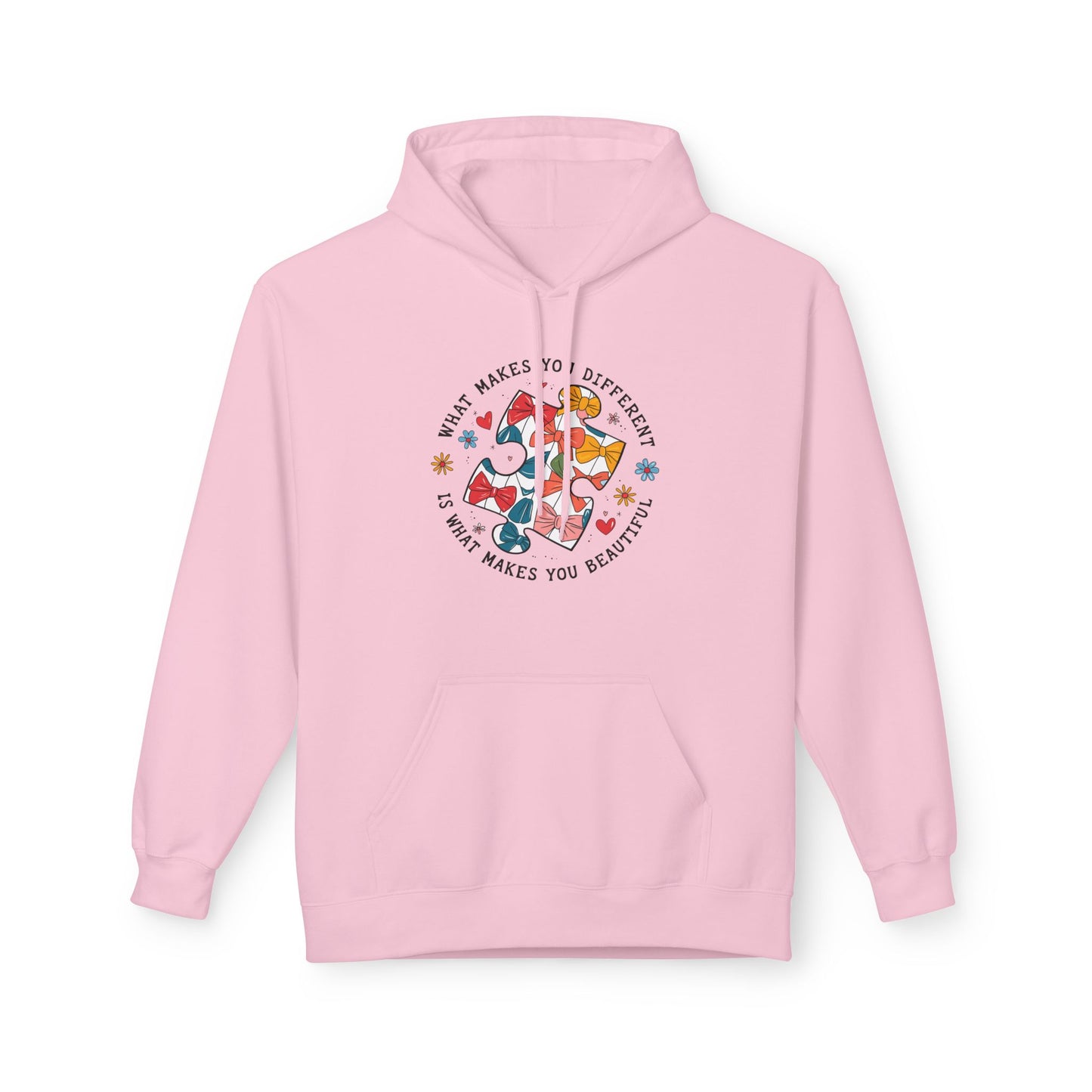 Retro Autism Coquette Midweight Softstyle Fleece Hoodie