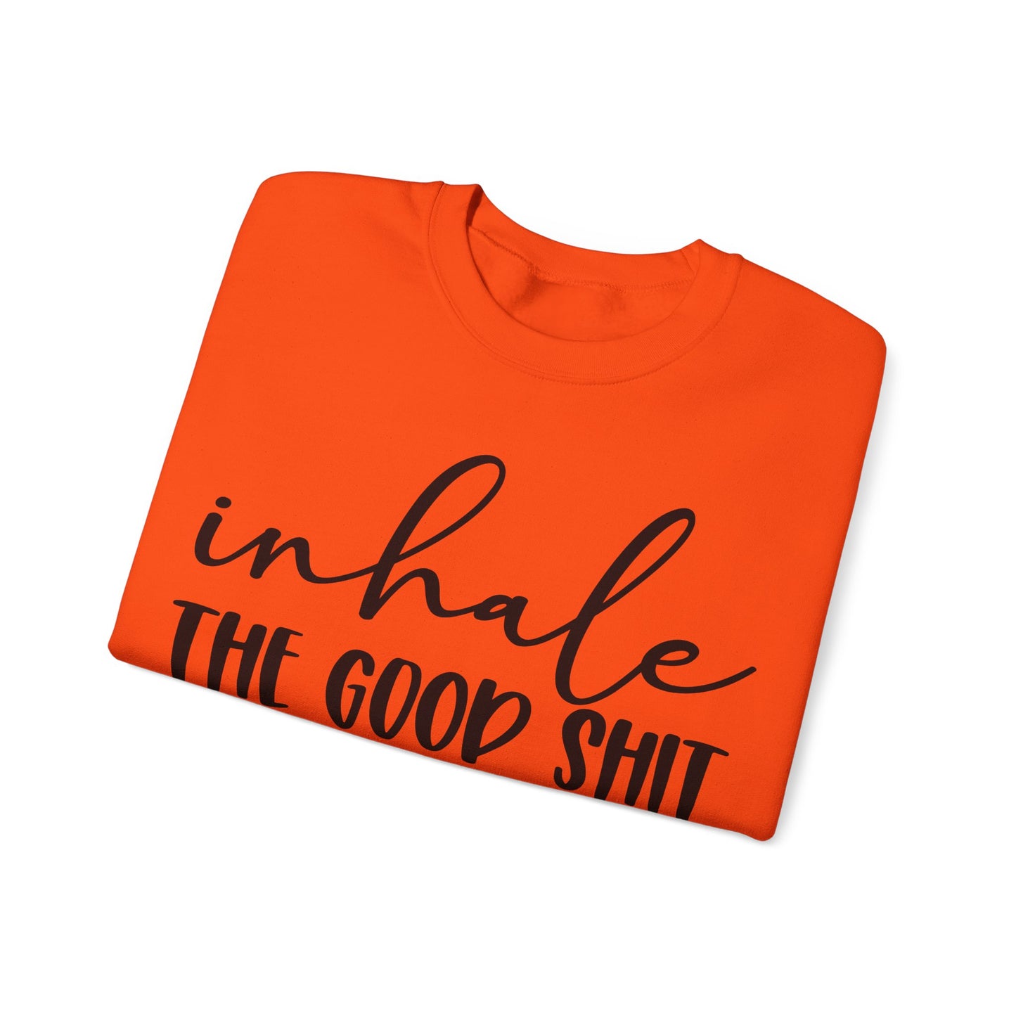 Inhale Exhale Heavy Blend™ Crewneck Sweatshirt