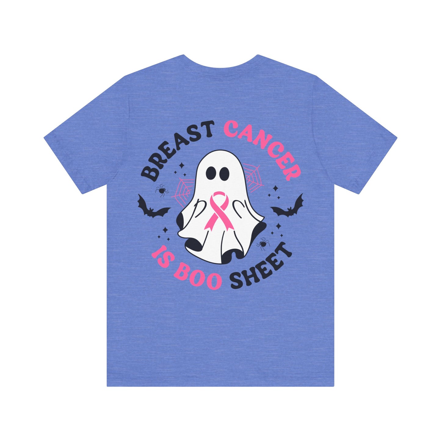 Breast Cancer Is Boo Sheet Jersey Short Sleeve Tee