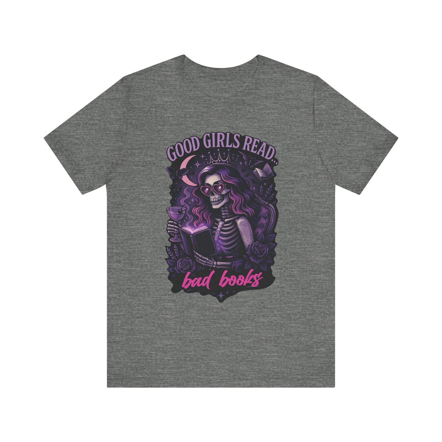 Good Girls Read Bad Books Jersey Short Sleeve Tee
