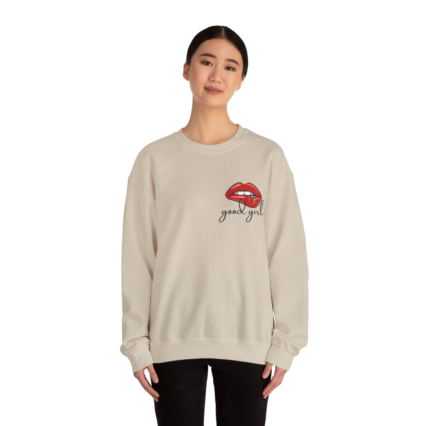 Good Girl Pocket Heavy Blend™ Crewneck Sweatshirt