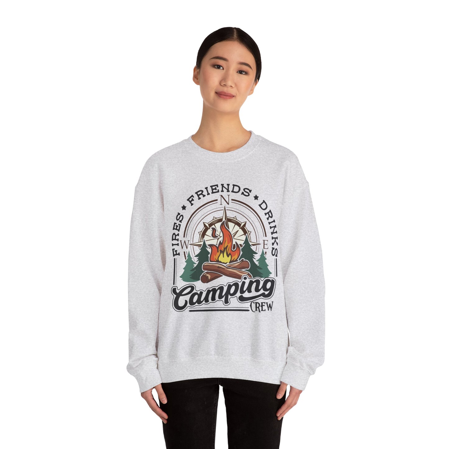 Camping Crew Heavy Blend™ Crewneck Sweatshirt