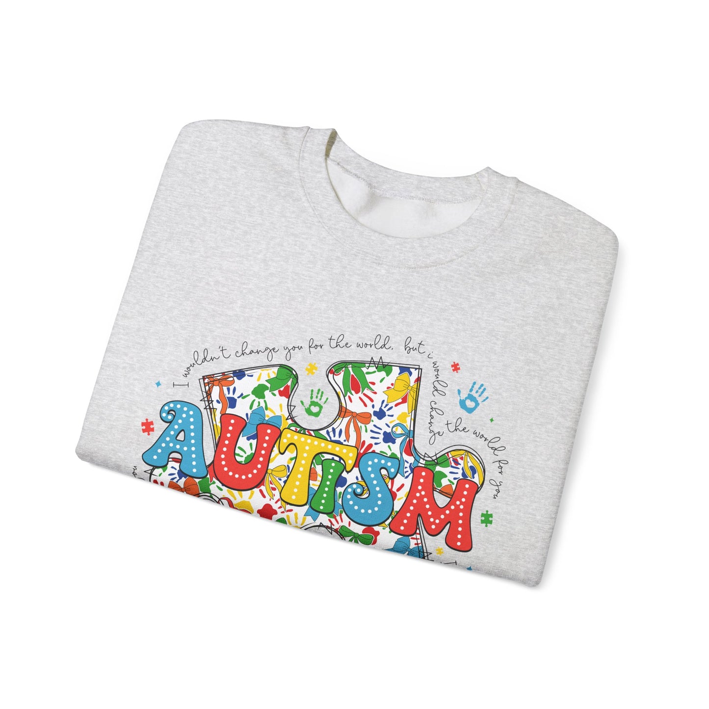 Autism Puzzle Piece Heavy Blend™ Crewneck Sweatshirt