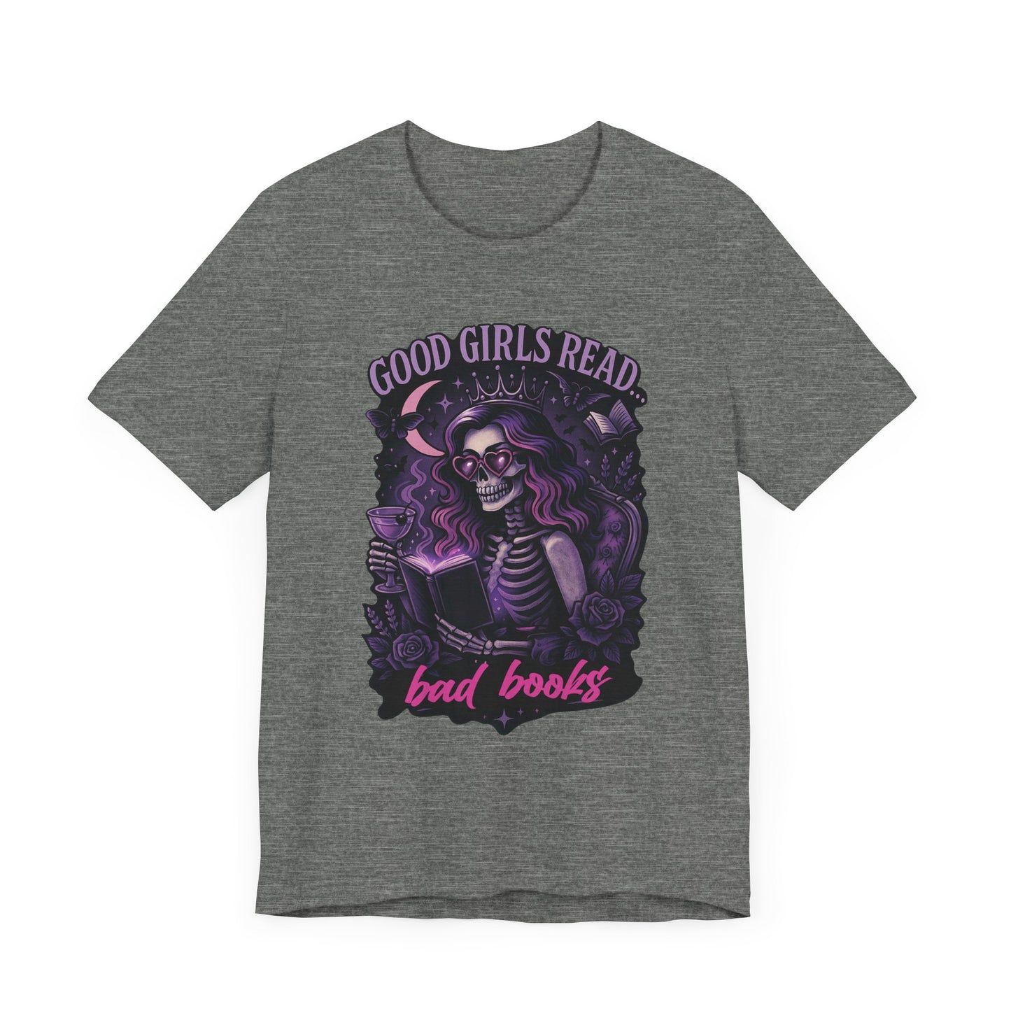 Good Girls Read Bad Books Jersey Short Sleeve Tee