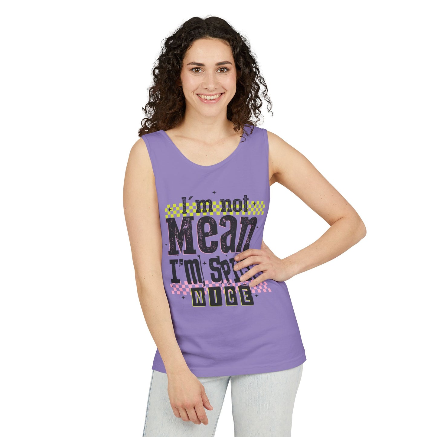 Spicy Nice Garment-Dyed Tank Top