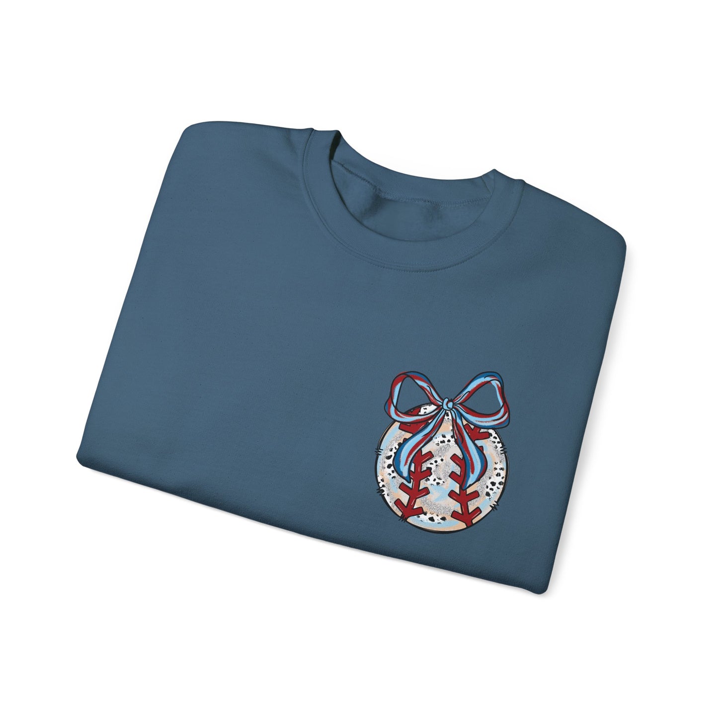 Doodle Baseball Pocket Heavy Blend™ Crewneck Sweatshirt