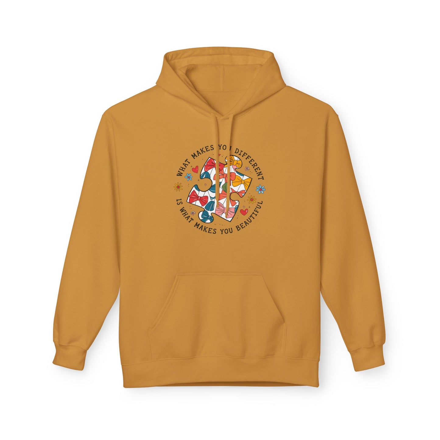 Retro Autism Coquette Midweight Softstyle Fleece Hoodie