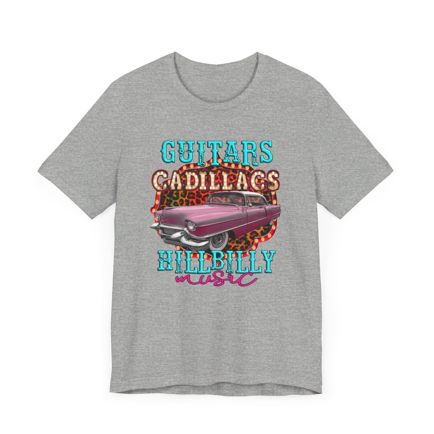 Guitars Cadillacs Hillbilly Music Jersey Short Sleeve Tee