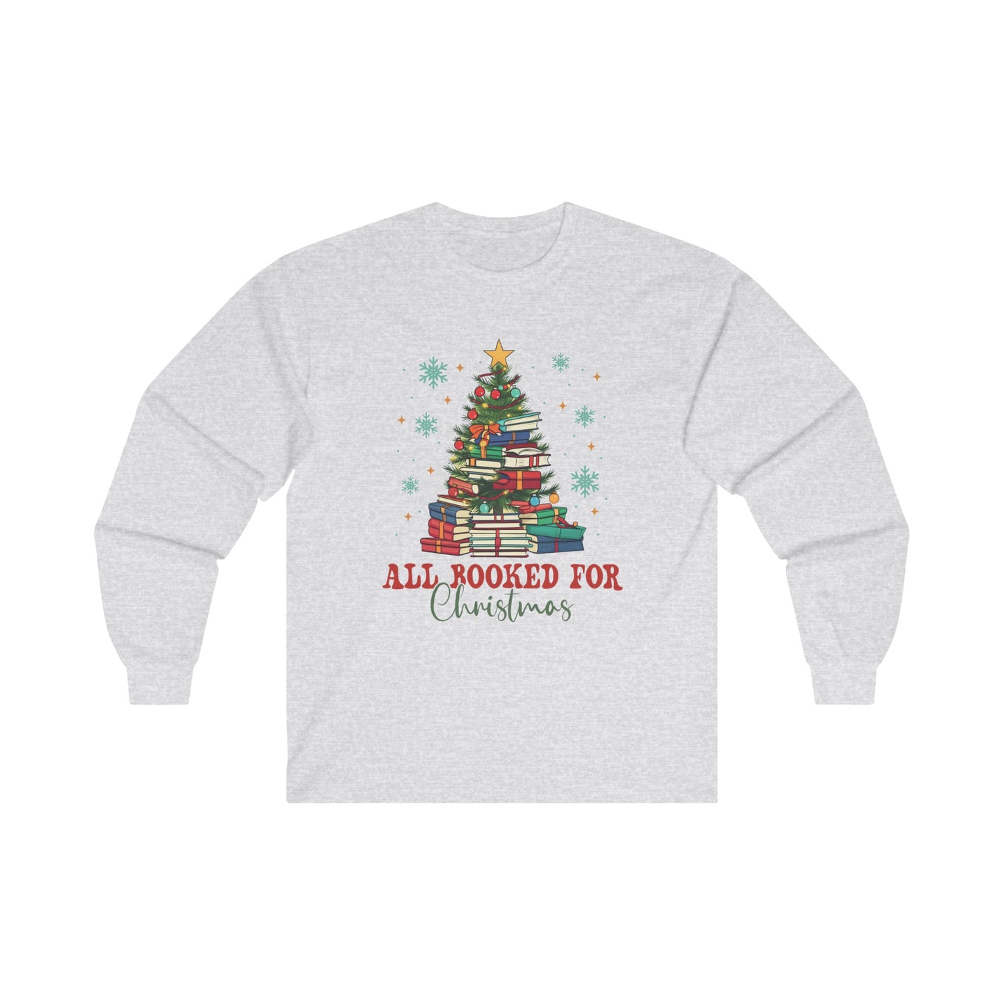 All Booked For Christmas Ultra Cotton Long Sleeve Tee