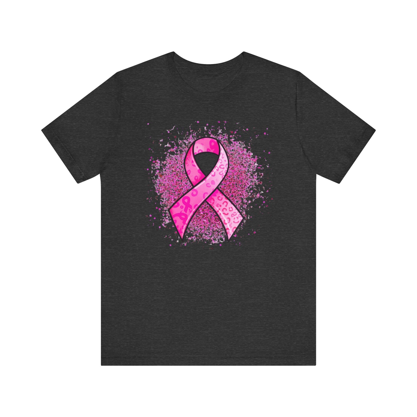 Breast Cancer Ribbon Jersey Short Sleeve Tee