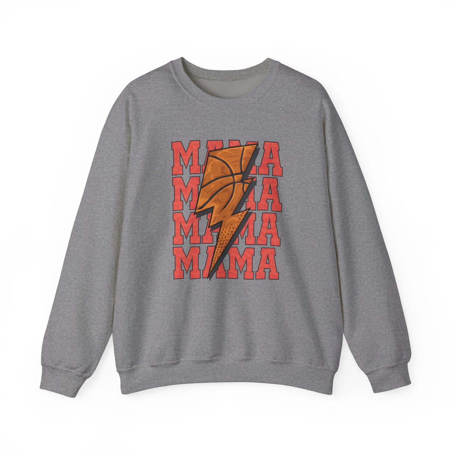 Stacked Basketball Mama Heavy Blend™ Crewneck Sweatshirt