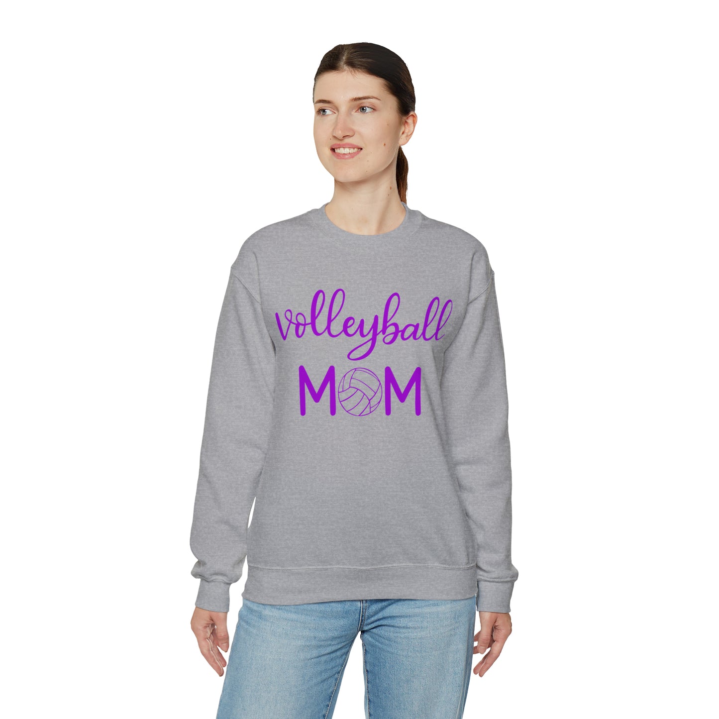 Volleyball Mom Heavy Blend™ Crewneck Sweatshirt